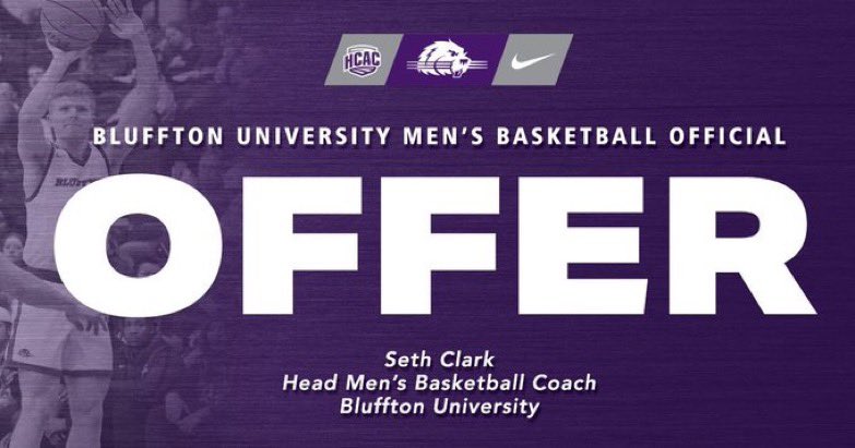Aiden Garber (@aidengarber10) on Twitter photo After a great conversation with <a href="/sclark21_/">Seth Clark</a> I am blessed to have received an offer from Bluffton University! After a great conversation with <a href="/sclark21_/">Seth Clark</a> I am blessed to have received an offer from Bluffton University!
