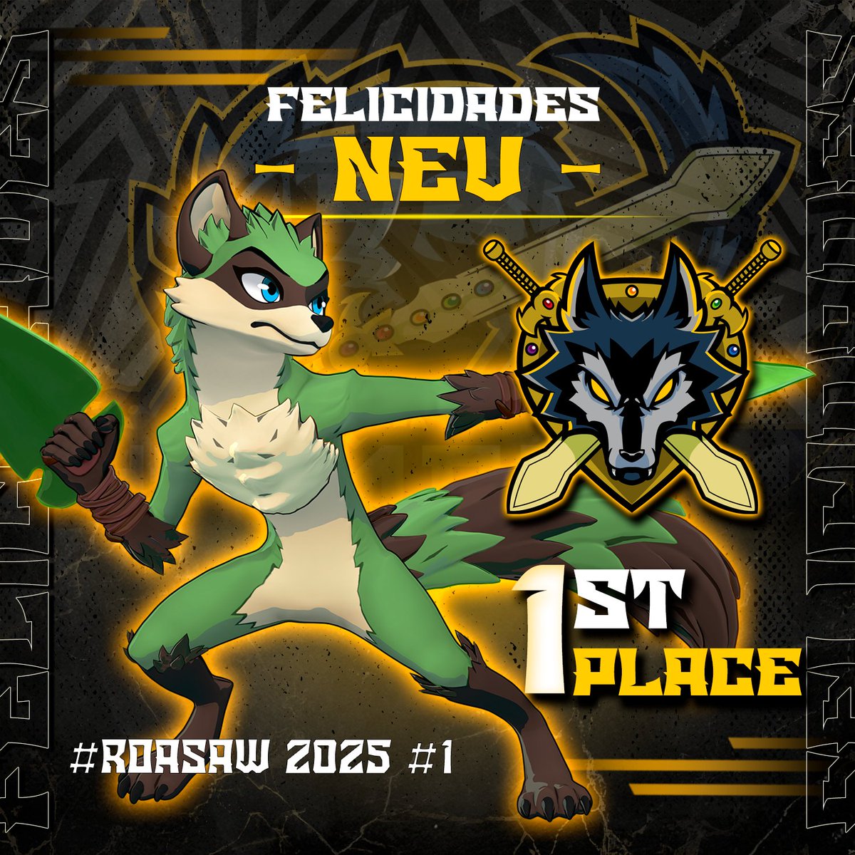 🛡️ The Emblem Warriors ⚔️ (@tew_esports) on Twitter photo Felicitamos a nuestro compañero <a href="/Nevybat/">TEW l Nev 💫</a> por su resultado en ROASAW 2025 #1 !!! ✨💛
#GoTEW 🛡️🗡️
Bracket: challonge.com/es/cadaparchee… Felicitamos a nuestro compañero <a href="/Nevybat/">TEW l Nev 💫</a> por su resultado en ROASAW 2025 #1 !!! ✨💛
#GoTEW 🛡️🗡️
Bracket: challonge.com/es/cadaparchee…