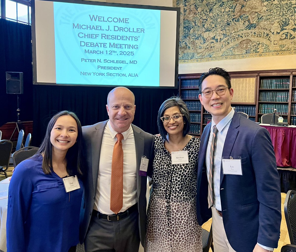 Wai Lee (@mrwailee) on Twitter photo Welcome <a href="/glemack/">Gary Lemack, MD</a> to <a href="/NYSAUA/">New York Section AUA</a> as our esteemed judge for the Chief Resident Debate <a href="/NityaAbraham/">Nitya</a> <a href="/jtinatam/">Justina Tam</a> #WeAreSUFU Welcome <a href="/glemack/">Gary Lemack, MD</a> to <a href="/NYSAUA/">New York Section AUA</a> as our esteemed judge for the Chief Resident Debate <a href="/NityaAbraham/">Nitya</a> <a href="/jtinatam/">Justina Tam</a> #WeAreSUFU