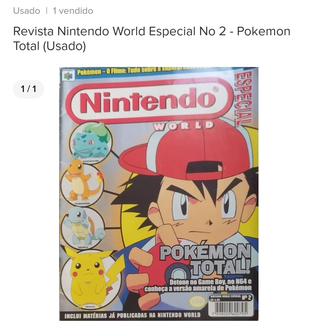 Finalmente consegui comprar outra! 
Se ela tiver conservada como aparenta, vou tomar maior cuidado com ela novinha - a minha, coitada, foi tão usada na escala 6x1 que tem página que já até aposentou