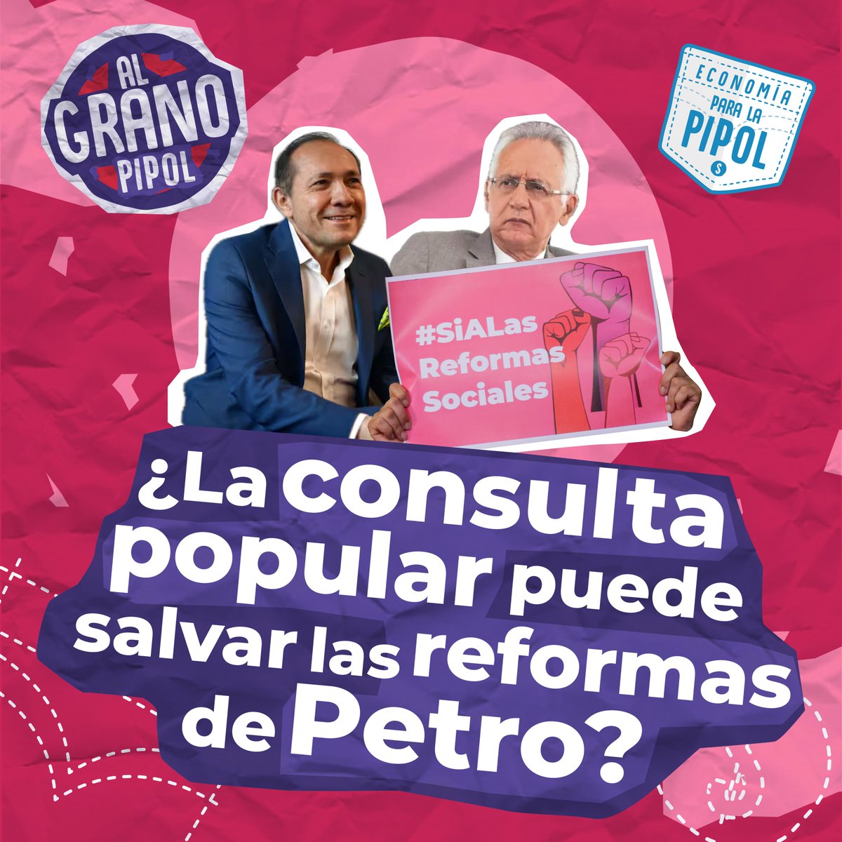 Pipoool, la reforma laboral y de salud podrían caerse en el Congreso* y <a href="/petrogustavo/">Gustavo Petro</a> propuso una consulta popular pa’ que la pipol decida si se aprueban o no, dada su mala relación actual con el Senado. ¿Qué es esa vaina y qué tan viable es? Veamos. 🧵

*Principalmente en el