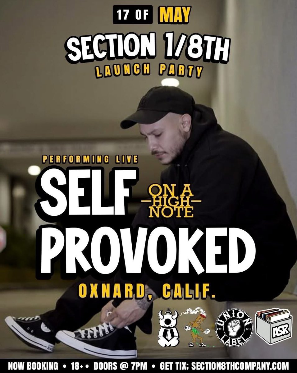 BEEN IN THE WORKS FOR SOME TIME BUT HERE WE GO YA'LL. 

NEW SHOW ENERGY LOADING. 📶

2025 IS LOOKING BETTER AND BETTER. 

PITCH IN ON A PARTY™️ FOSHO. 

🔊4/18 - LUV NEST 🎟️
🔊5/17 - SECTION 1/8TH 
LAUNCH PARTY ⚠️

FOR MORE INFO, HIT ME IN THE DM. 

🫡📶⚠️🎟️🔊🔥