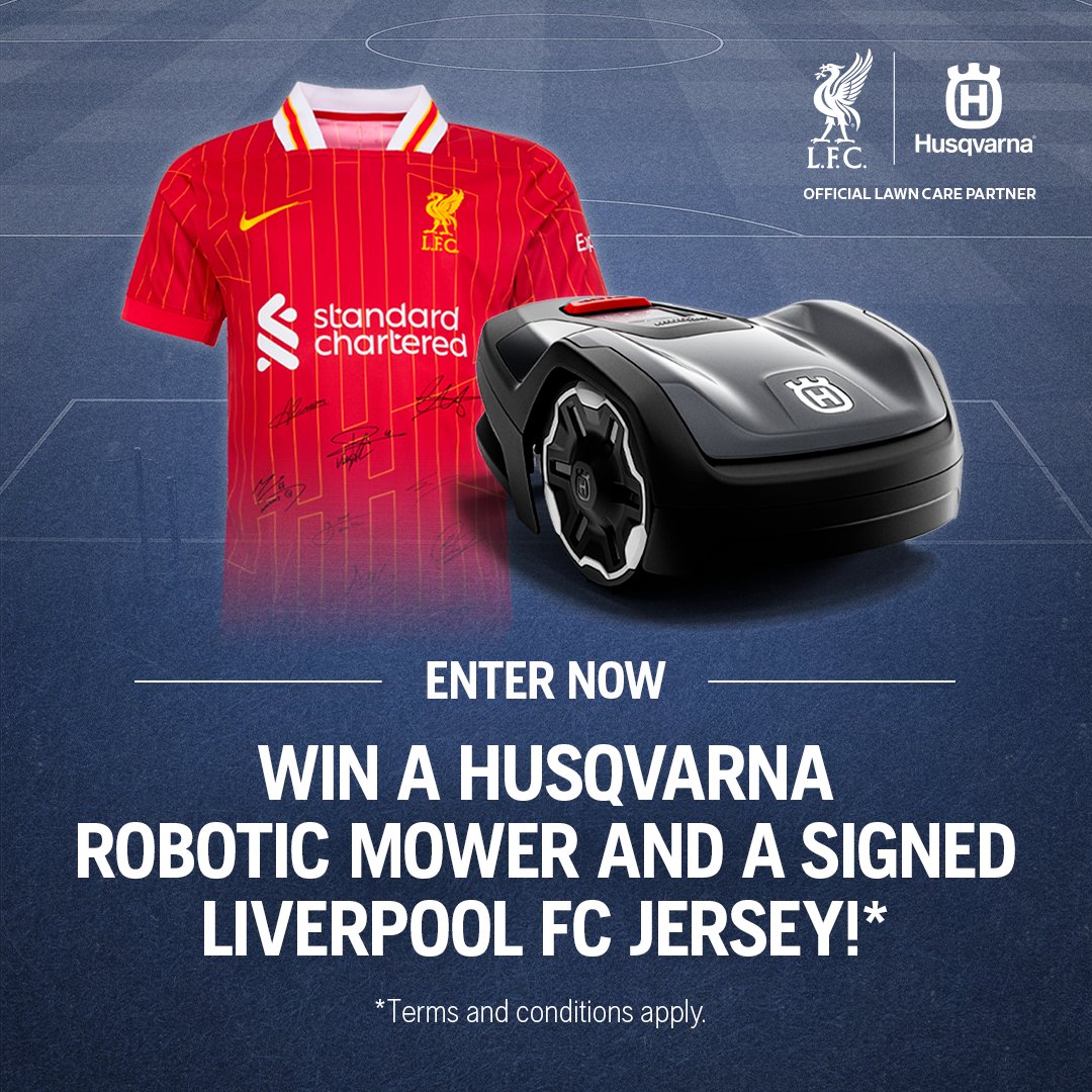 Sign up and win big! Husqvarna celebrates 30 years of Husqvarna Automower® innovation with an exclusive competition. Enter now for a chance to win a Husqvarna Automower® Aspire™ R4 robotic mower and a signed Liverpool FC jersey.

Enter at: husqvarna.com/au/learn-and-d…