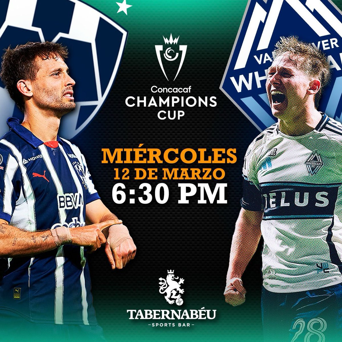 Los esperamos para disfrutar de la #ChampionsCup bebidas 3x2.