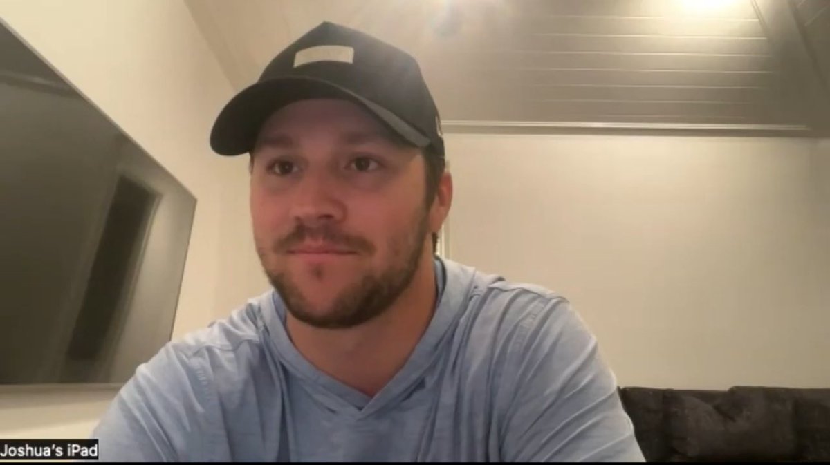 One of the most underrated part’s of Josh’s media availability today was that his Zoom was labeled as “Joshua’s iPad.”