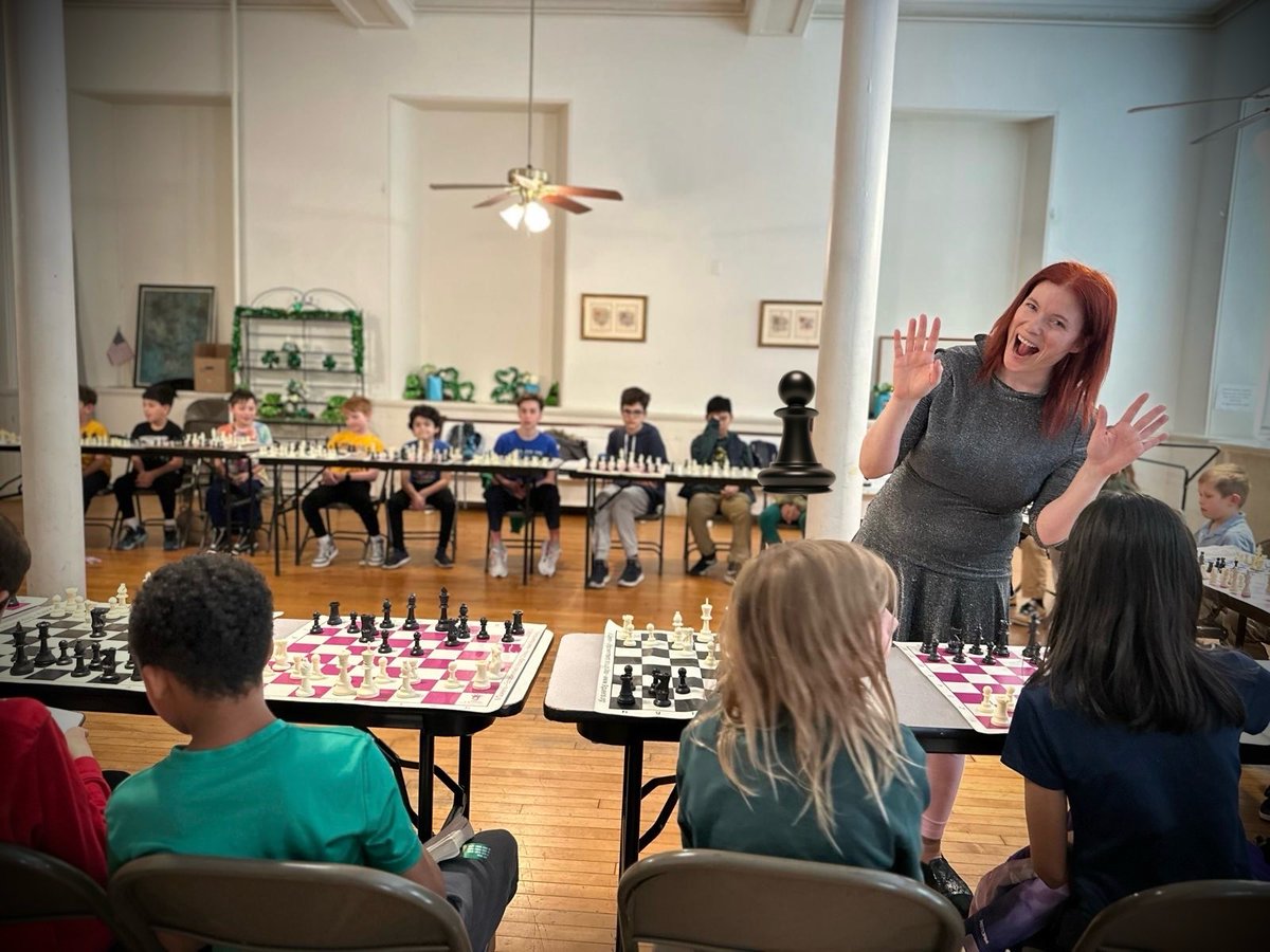 Jennifer Shahade (@jenshahade) on Twitter photo Had an amazing tandem simul with my brother <a href="/GregShahade/">Greg Shahade</a> today, taking on 30 kids --including little Fabi. Had an amazing tandem simul with my brother <a href="/GregShahade/">Greg Shahade</a> today, taking on 30 kids --including little Fabi.