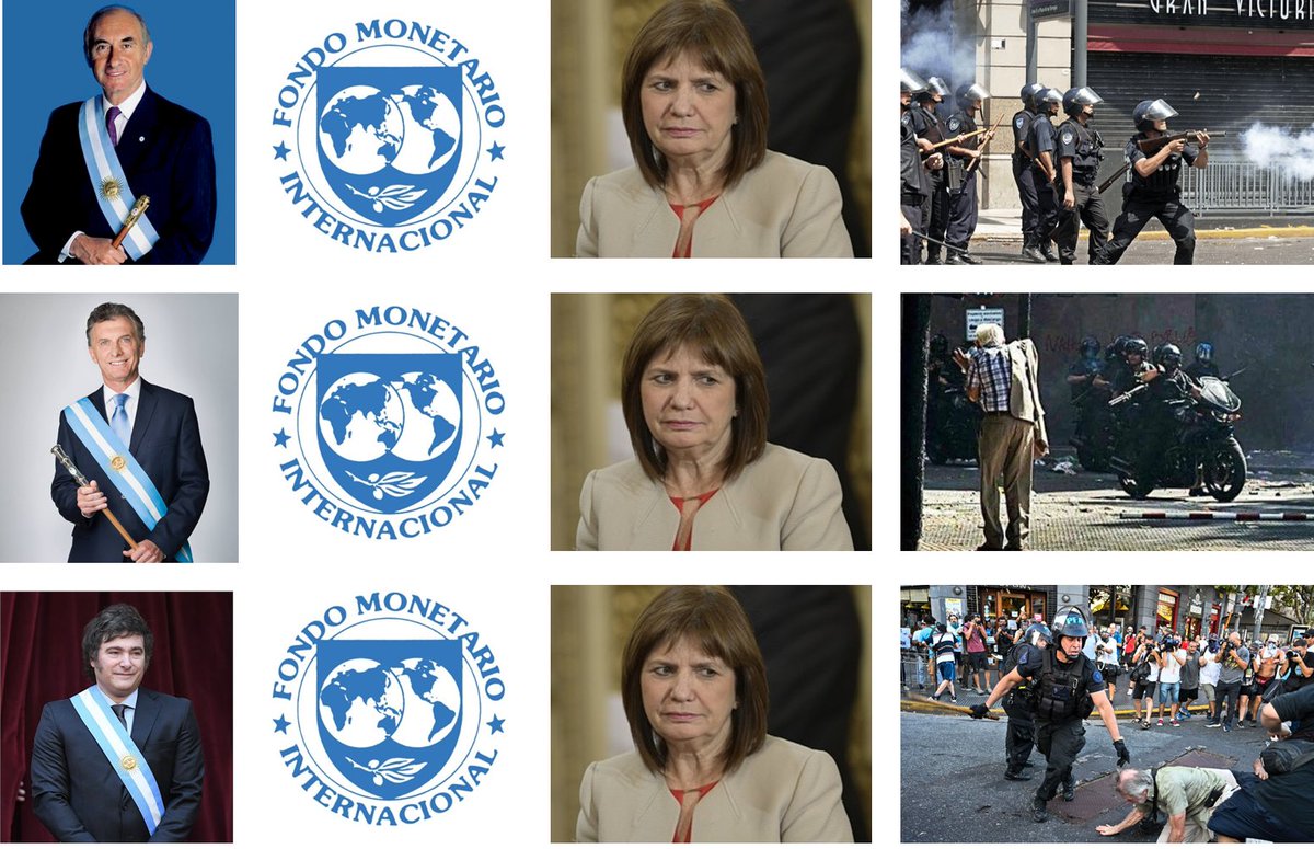 ¿Cuando le llegará la justicia a Patricia Bullrich por toda la represión y los asesinatos que ha ordenado?