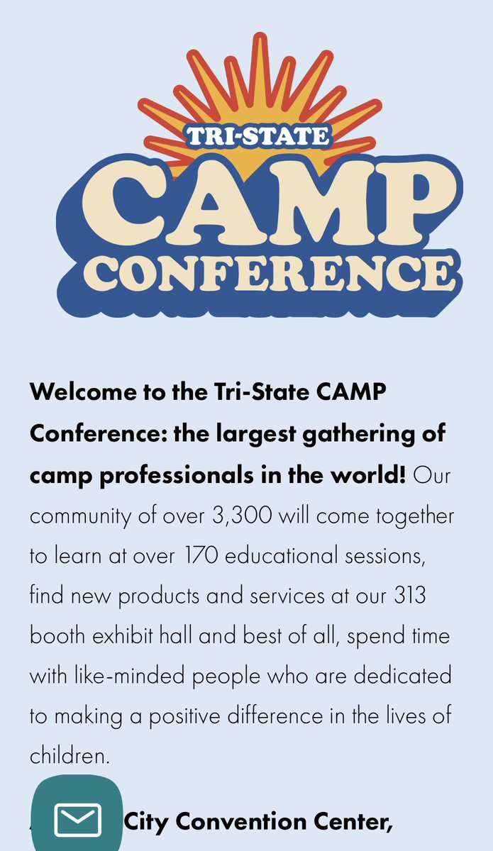 LastellaStacey's tweet image. Getting ready for a great summer βοΈas some of our @ymcaGMC Camp Leadership Team enjoy the annual ACA Tri.State Camp Conference β½οΈπΉπββοΈπβοΈ