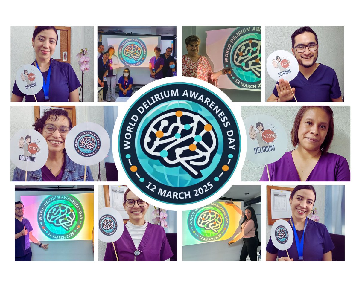 No dejemos la oportunidad de llegar a más personas con la finalidad de hacer conciencia sobre la prevención del delirium🧠
#WDAD2025 #nurses