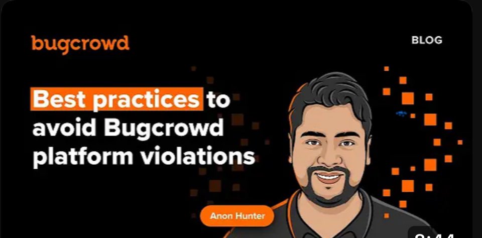 Best practices to avoid <a href="/Bugcrowd/">bugcrowd</a> platform violations with Anon Hunter (Sharik Khan)
#bugbountytips #infosec #cybersecurity #bugbounty 
youtu.be/zf3mQZTckxA?si…