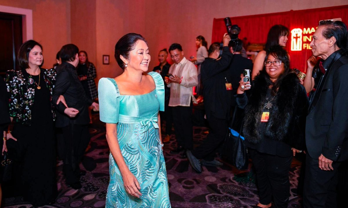 ruben nepales (@nepalesruben) on Twitter photo “What a truly proud moment to witness our Filipino & Filipino-American #film luminaries coming together...(It) is a testament to the boundless potential we can achieve when we work together.”-First Lady <a href="/louise_araneta/">Louise Liza Araneta Marcos</a> at #ManilaInternationalFilmFestival
bit.ly/4iIMqwC “What a truly proud moment to witness our Filipino & Filipino-American #film luminaries coming together...(It) is a testament to the boundless potential we can achieve when we work together.”-First Lady <a href="/louise_araneta/">Louise Liza Araneta Marcos</a> at #ManilaInternationalFilmFestival
bit.ly/4iIMqwC