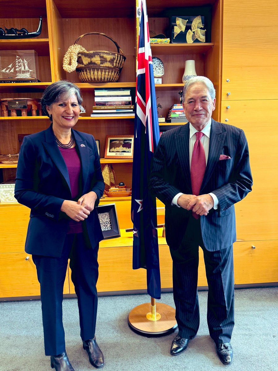 The Minister farewelled Australian High Commissioner, Harinder Sidhu, this morning as she concludes her three-year posting in Wellington.

They discussed the growth in the New Zealand-Australia alliance in recent years and the positive trajectory going forward.

The Minister