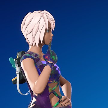 rocksci_'s tweet photo. @FortniteStatus it also appears that her hair is cell shaded (after selecting the gradient option) on the last two super level variants. https://t.co/mGUMSTXEsZ