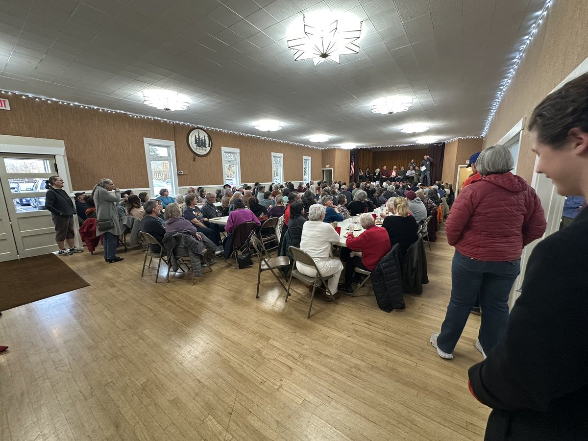 MTDems's tweet image. It’s a packed house across the divide in Missoula too. The @MTGOP can only hide from their constituents for so long. Montanans have been FIRED UP at town halls across the state this week. #mtpol