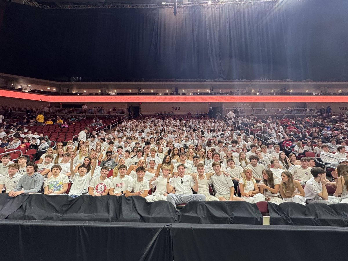 6th man in full force tonight. GO LIONS!!!