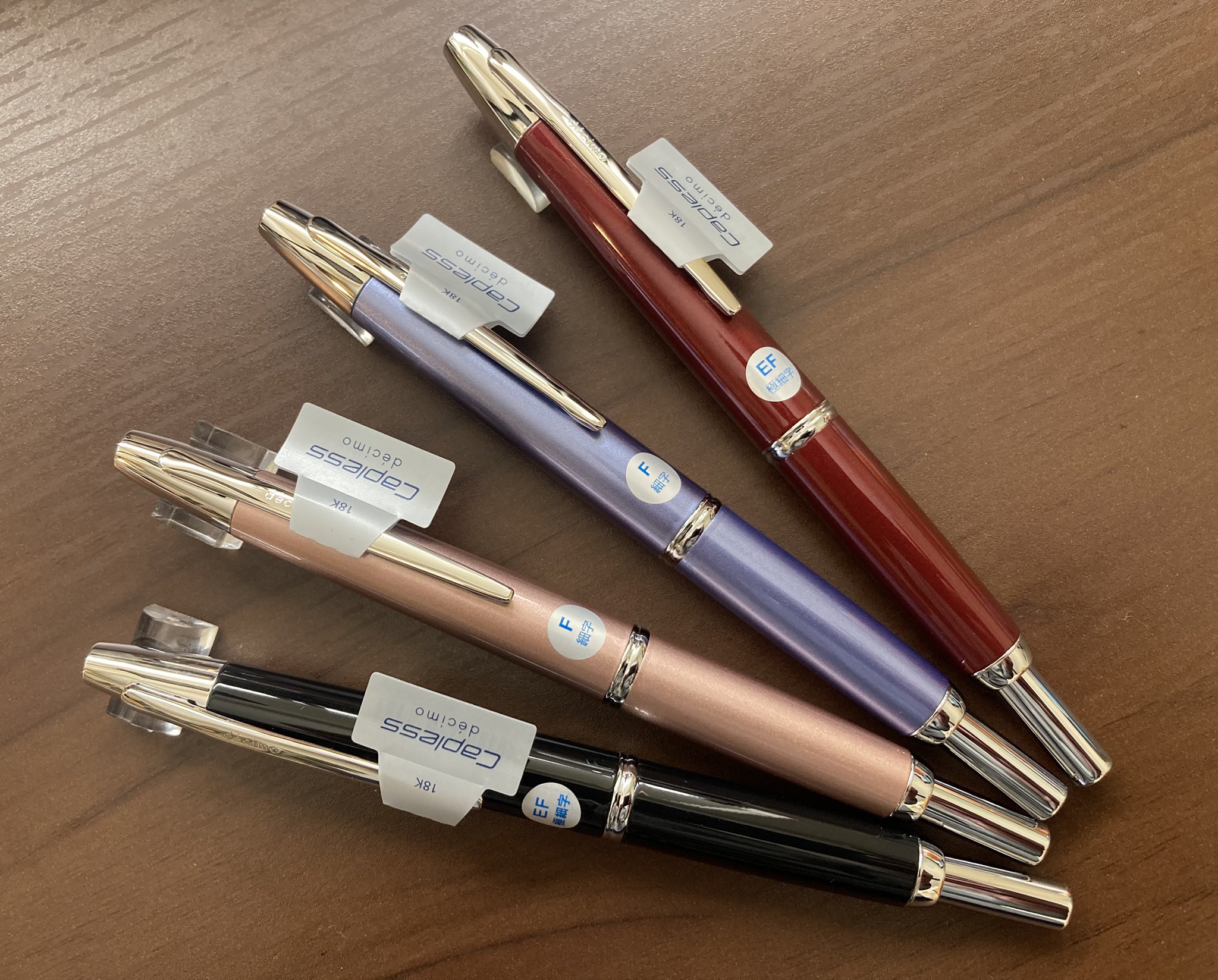 【数量限定品】文具館コバヤシ　駿河湾春　キャップレスデシモ　EF 万年筆 数量限定品】文具館コバヤシ駿河湾春キャップレスデシモEF 万年筆