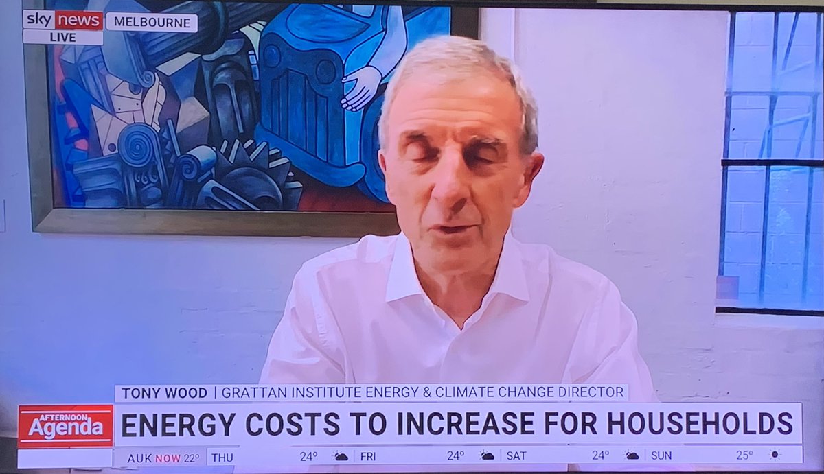 frances_steve's tweet photo. Is the painting on the wall behind Mr Wood painted by Melbourne artist John Brack. https://t.co/lZ1fI21xWc