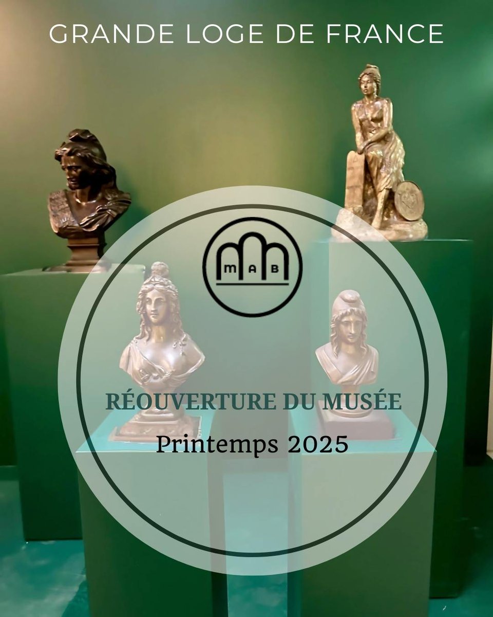 Le compte à rebours est lancé !
Le nouveau Musée de la GLDF ouvrira au printemps 2025
Inauguration officielle : 27 mars
Un espace dédié au #REAA et à l’histoire
- Parcours initiatique inédit
- Scénographie innovante
8 rue Louis Puteaux, Paris 17e
#GLDF #MuséeGLDF #FrancMaçonnerie