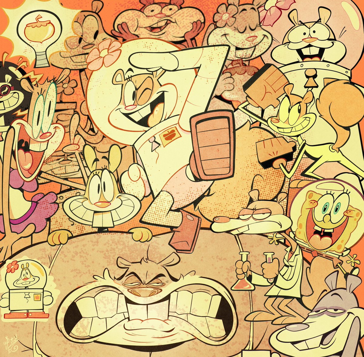 Sand ees.