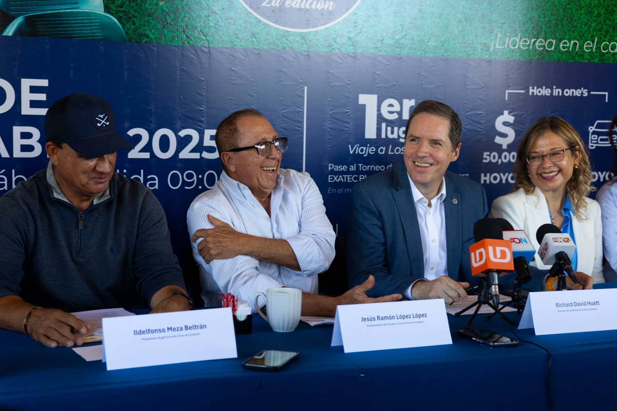 ¡El EXATEC Blue Open regresa con más fuerza! ⛳

Hoy se llevó a cabo la rueda de prensa para presentar la 2da edición del torneo de golf EXATEC Blue Open, un evento con causa en apoyo al programa Líderes del Mañana. 

¡Nos vemos este sábado 5 de abril!🏌️‍♂️