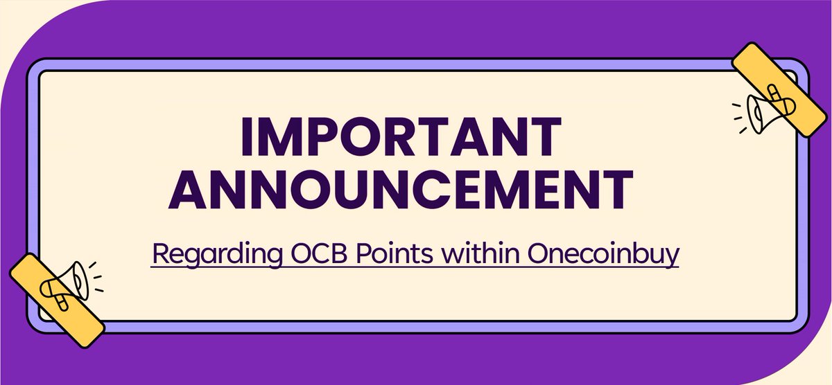 Know your OCB!!
onecoinbuy.com/notice/62a9679…