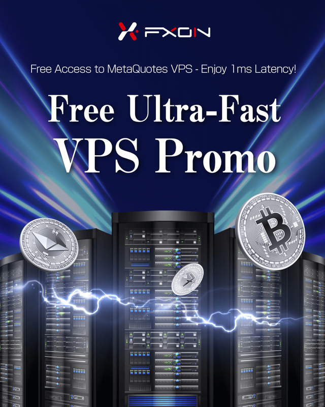 fxon_ltd's tweet photo. 💥 Free VPS just by trading!? 💥
✨【FXON】Limited-Time Campaign✨
✅ Trade 5 lots or more per month
✅ Get a MetaQuotes VPS for FREE 🎁
Take your EA trading to the next level with a MetaTrader-dedicated VPS 💹
Learn more here 👇
https://t.co/toWR4EYsdE
#FXON #FreeVPS #EATrading