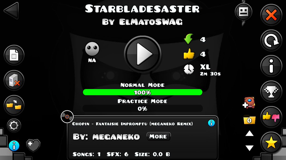 ID: 116021302
Despues de 5 meses de haber sacado Own Display, les presento mi mayor trabajo hasta ahora; Starbladesaster
mi entry para el Space Gauntlet y mi primer nivel XL
Disculpen si se ve medio rusheado. Ojala les guste
2* o 3* 🐑