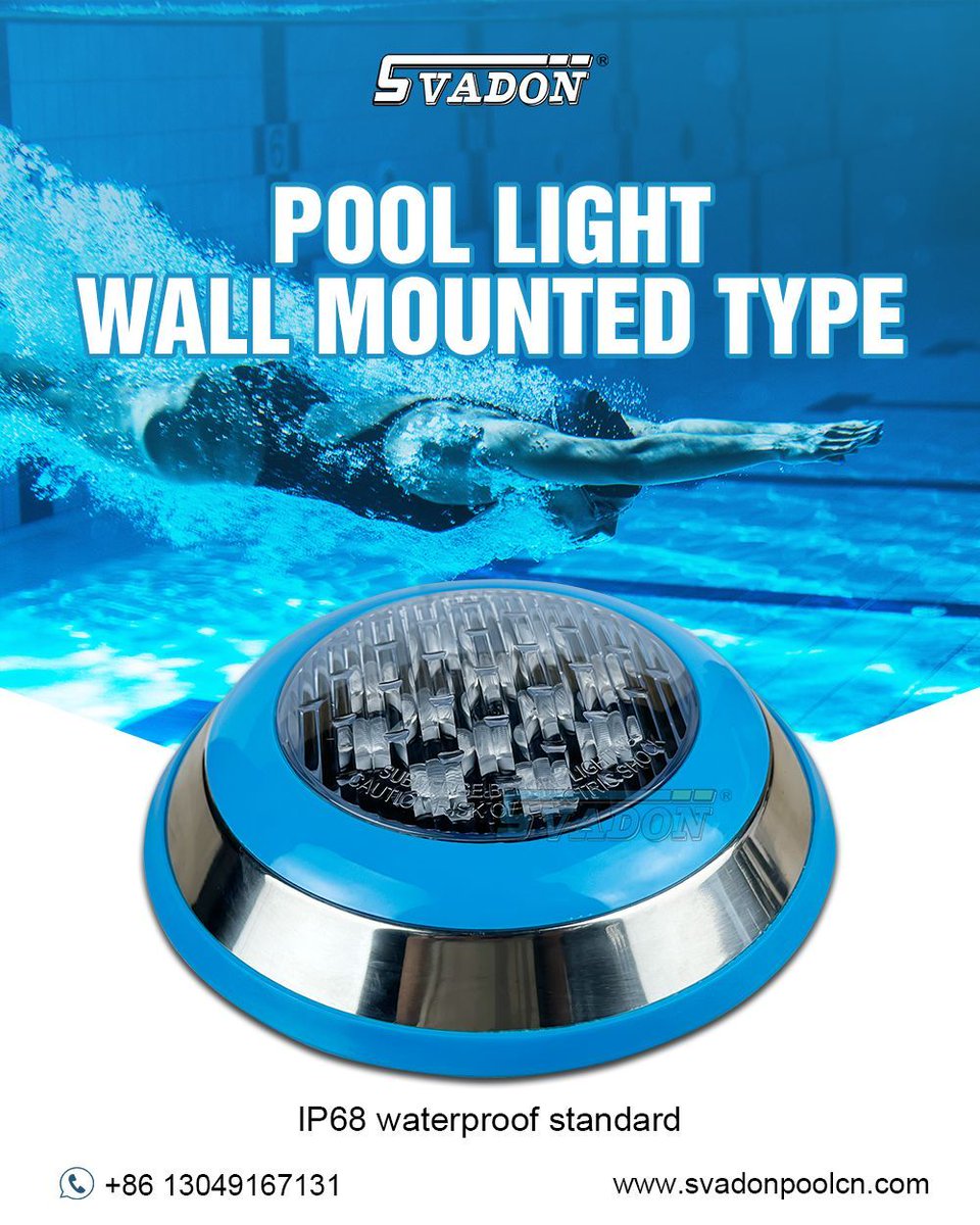 kevinLi69567386's tweet image. Svadon Wall Mounted Type Pool Light

✅ Stainless Steel Material: With a high temperature, rust resistance, long service life.
✅ High Quality PC Mask: Explosion proof and waterproof, high Transmittance.

#swimmingpoollight #wallmountedtypepoollight #poolledlight #piscinalights