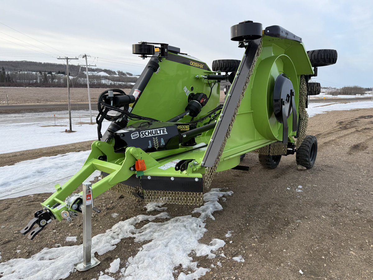Our first cutter of the spring season is on the road!!!Thank-you to the R.M. Of Turtle River No. 469 for purchasing our Schulte XH-1500 Sieries 5 industrial grade rotary cutter.  

Happy mowing guys.  

Make sure to keep wearing that hat Chad.