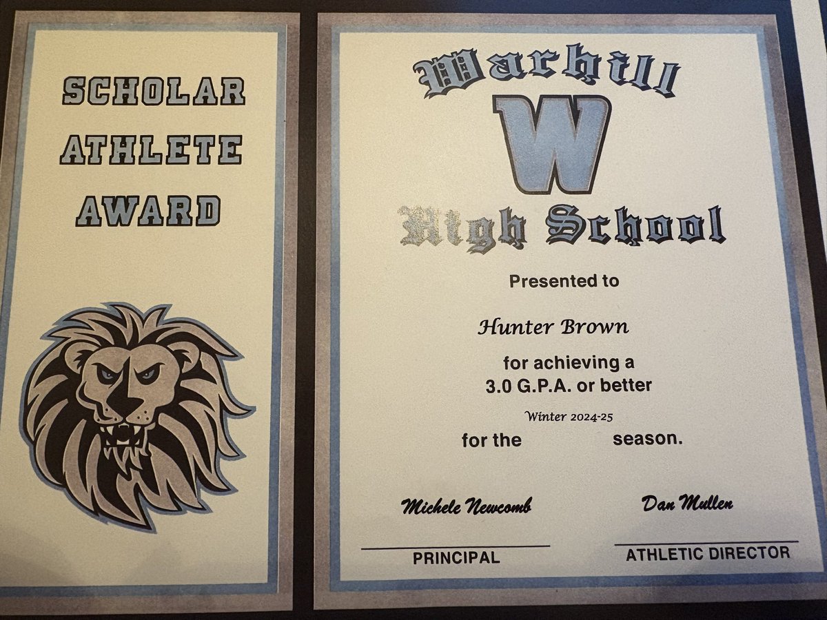Blessed to receive the following awards from my senior season Second team All-District, Best all around player for my team, and Scholar Athlete Award. Thank you God, my coaches, and everyone who has supported me.