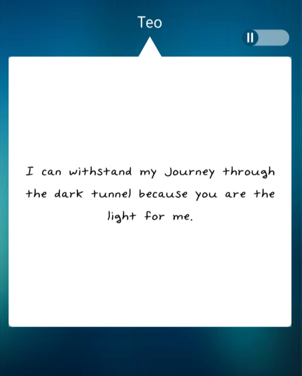 LoveTeo_content's tweet photo. #TheSsum_Teo #LoveTeo_content #TheSsum #더썸 

"I can withstand my journey through the dark tunnel because you are the light for me." 🥺💜 https://t.co/QHp41i6hd1