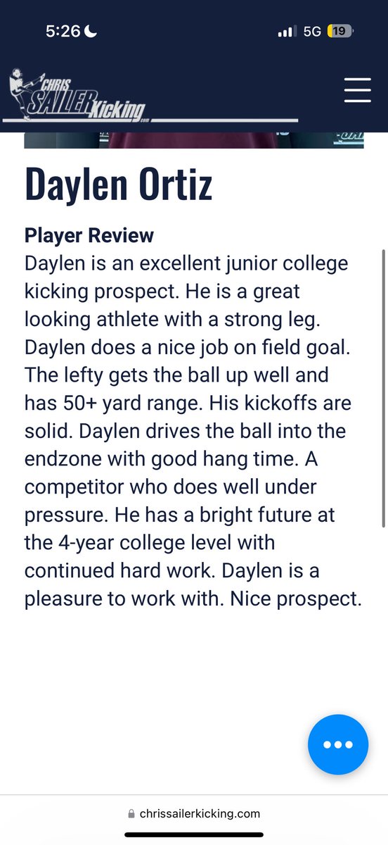 Blessed to announce I am a CSK 4.5🌟 Kicker and #95 Nationwide in my class. Thank you to my coaches for getting me here today.

<a href="/Chris_Sailer/">Chris Sailer Kicking</a> <a href="/NextLevelKick1/">NextLevelKicking</a> <a href="/jc_kicks17/">Joey Cejudo</a> <a href="/CoachRudyPCC/">Rudy Oliveros</a> <a href="/1davidrountree/">David Rountree</a> <a href="/DonnyHageman1/">DONNY</a> <a href="/JUCOFFrenzy/">JUCO Football Frenzy</a> <a href="/CoachTowns_LAVC/">Lester Towns</a>