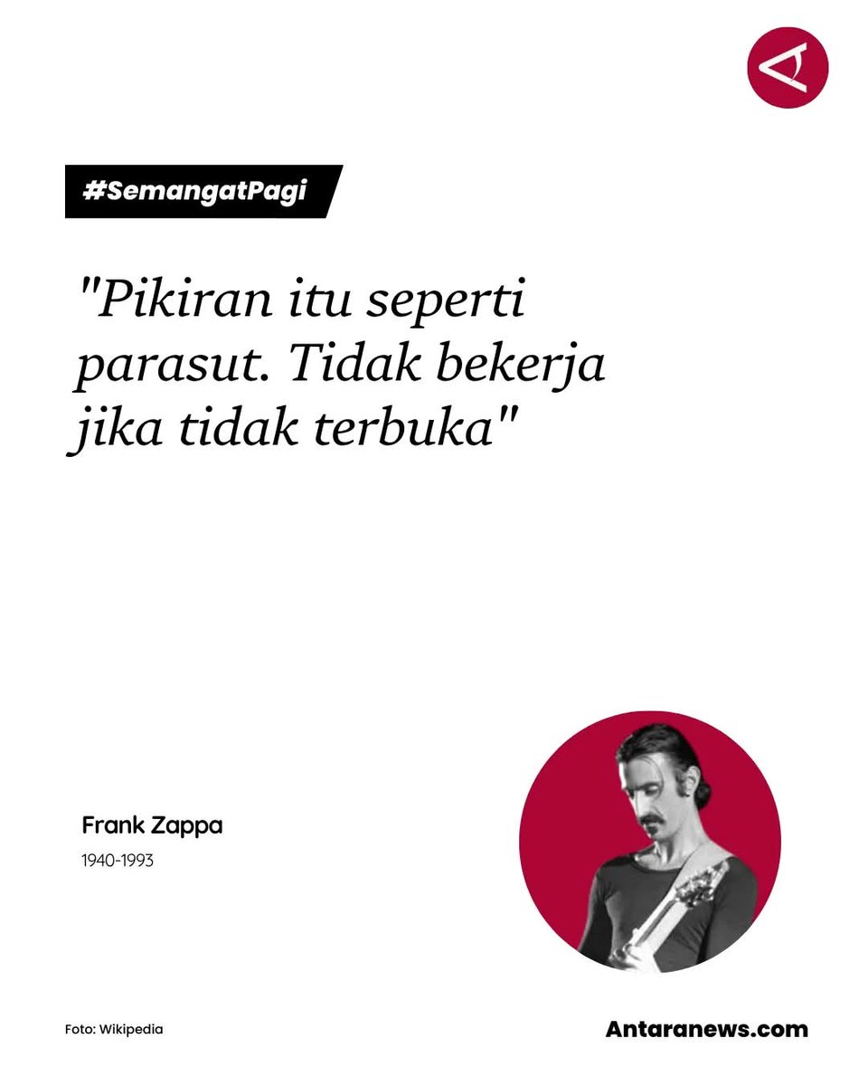 antaranews's tweet image. Sama seperti parasut yang hanya bisa menyelamatkan kita jika terbuka, pikiran yang tertutup tidak akan membawa kita ke mana-mana. 

Jika kita terus menolak sudut pandang baru, kita hanya akan terjebak dalam pemahaman lama yang membatasi potensi kita. 

Membuka pikiran berarti…