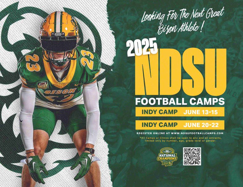 Thank you <a href="/CoachDKlieman/">Devin Klieman</a> for the camp invite!