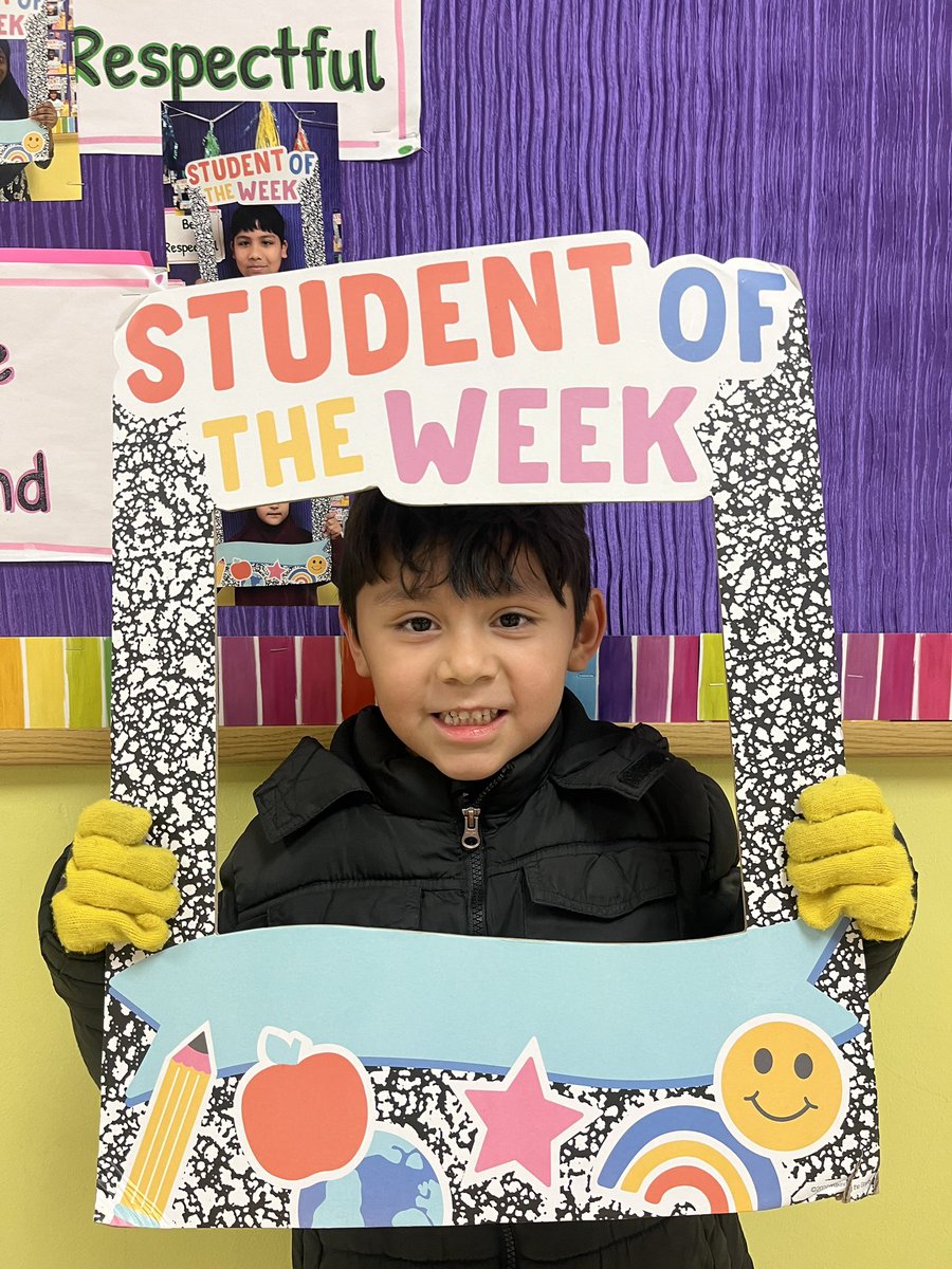 Kindergarten's student of the week is Gael Rosales- Orantes.  Gael R. is always a first time listener and rule follower.  He is a great leader in the classroom and is always ready to help a friend if they are struggling.  Gael is so kind and sweet to others!