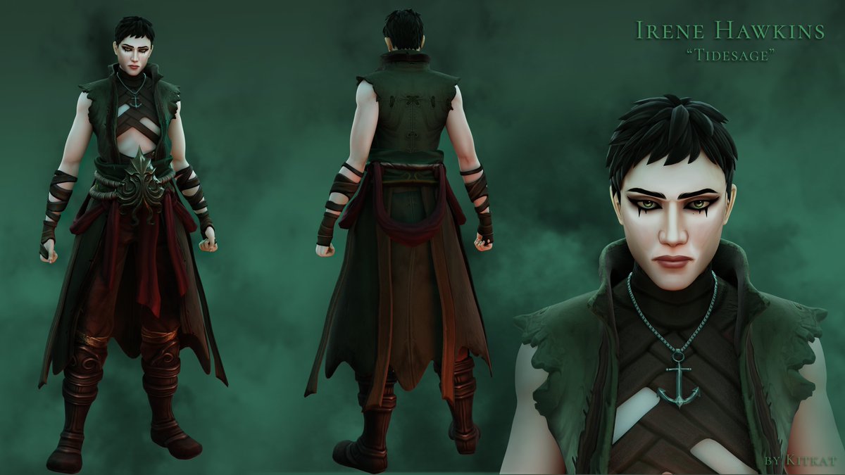 "Before the eyes of the Mother of Waves, Heaven and Earth"

#worldofwarcraft #tidesage #human #3d