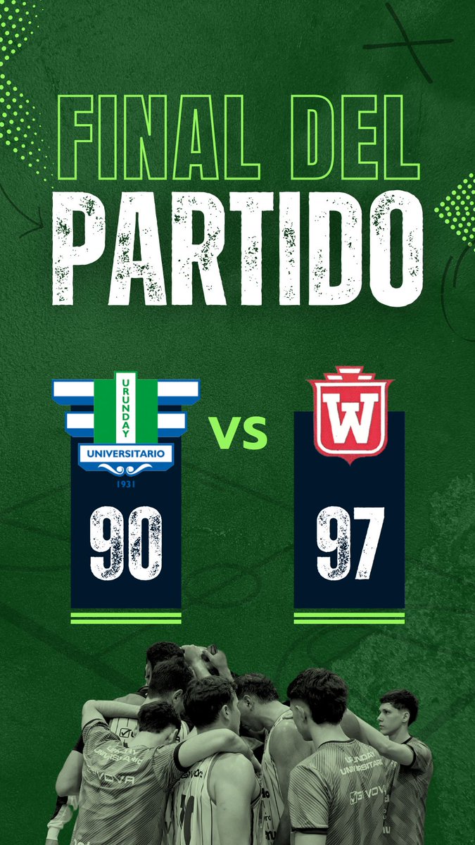Club Urunday_oficial (@cluburunday) on Twitter photo Final del partido
<a href="/ClubUrunday/">Club Urunday_oficial</a> vs <a href="/cawelcomeuy/">Welcome</a>
Somos deporte!!!
<a href="/LUB_Uy/">Liga Uruguaya de Básquetbol</a> Final del partido
<a href="/ClubUrunday/">Club Urunday_oficial</a> vs <a href="/cawelcomeuy/">Welcome</a>
Somos deporte!!!
<a href="/LUB_Uy/">Liga Uruguaya de Básquetbol</a>