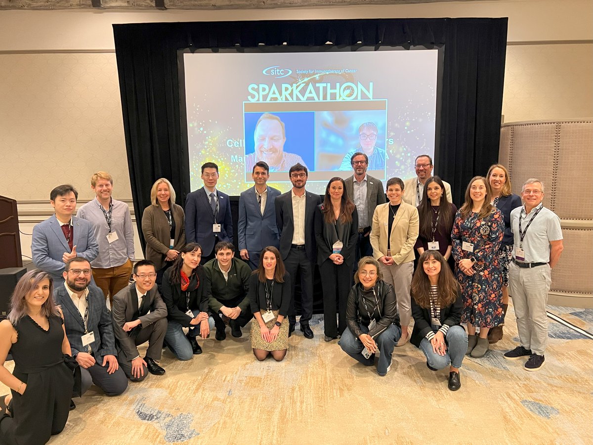 Jordan Gauthier (@drjgauthier) on Twitter photo And the 2025 <a href="/sitcancer/">Society for Immunotherapy of Cancer</a> #Sparkathon has come to a close!
Many thanks to <a href="/JennGuerriero/">Jennifer Guerriero, PhD</a> <a href="/MarcoRuella/">Marco Ruella</a> and the @sitccancer team for the fantastic organization.
Congrats to all "Sparkies" for the top-notch science and great presentations.
The future of immunotherapy is bright my And the 2025 <a href="/sitcancer/">Society for Immunotherapy of Cancer</a> #Sparkathon has come to a close!
Many thanks to <a href="/JennGuerriero/">Jennifer Guerriero, PhD</a> <a href="/MarcoRuella/">Marco Ruella</a> and the @sitccancer team for the fantastic organization.
Congrats to all "Sparkies" for the top-notch science and great presentations.
The future of immunotherapy is bright my