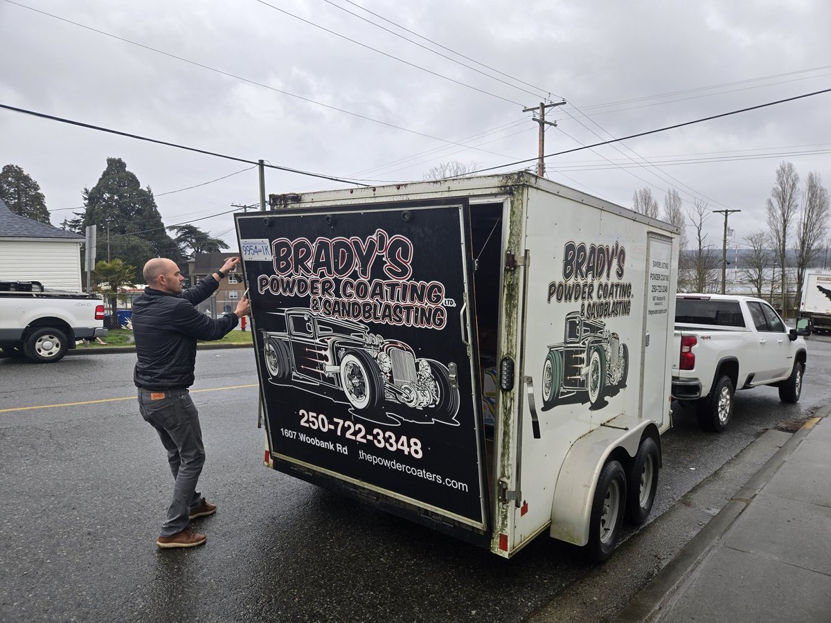 Thanks to our friends at Hazelwood Construction Services Inc. lending us this trailer, Peter has put this shipment of food on the ferry to our partners in Haida Gwaii! Thank you everyone who supports stopping food waste and ending hunger!