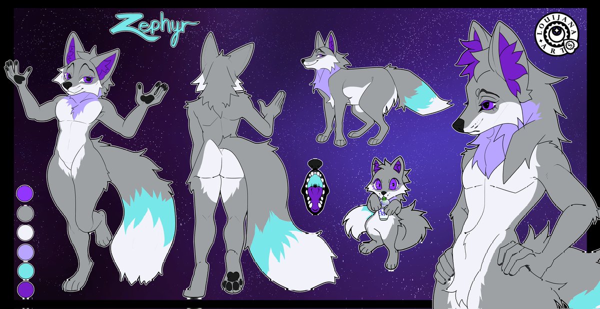 Starlit_Zephyr's tweet image. The boy has got a proper ref sheet now!