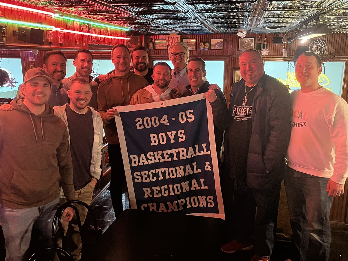 20 years ago tonight this group made history, winning Roncalli’s only Regional title.  It was great to get together with them last month!