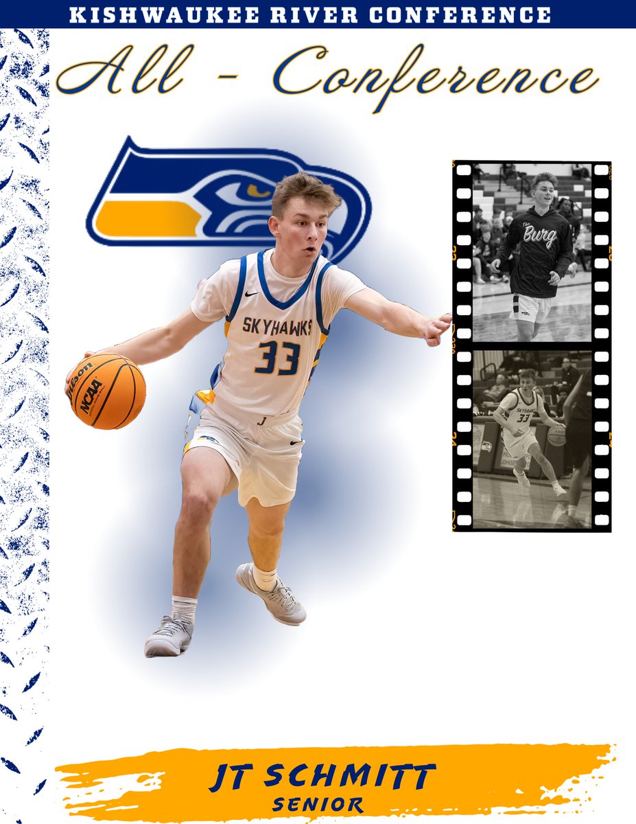 Its Official!  Congrats to #SkyhawkBasketball <a href="/jtschmitt33/">JT Schmitt</a> on being selected All-KRC!