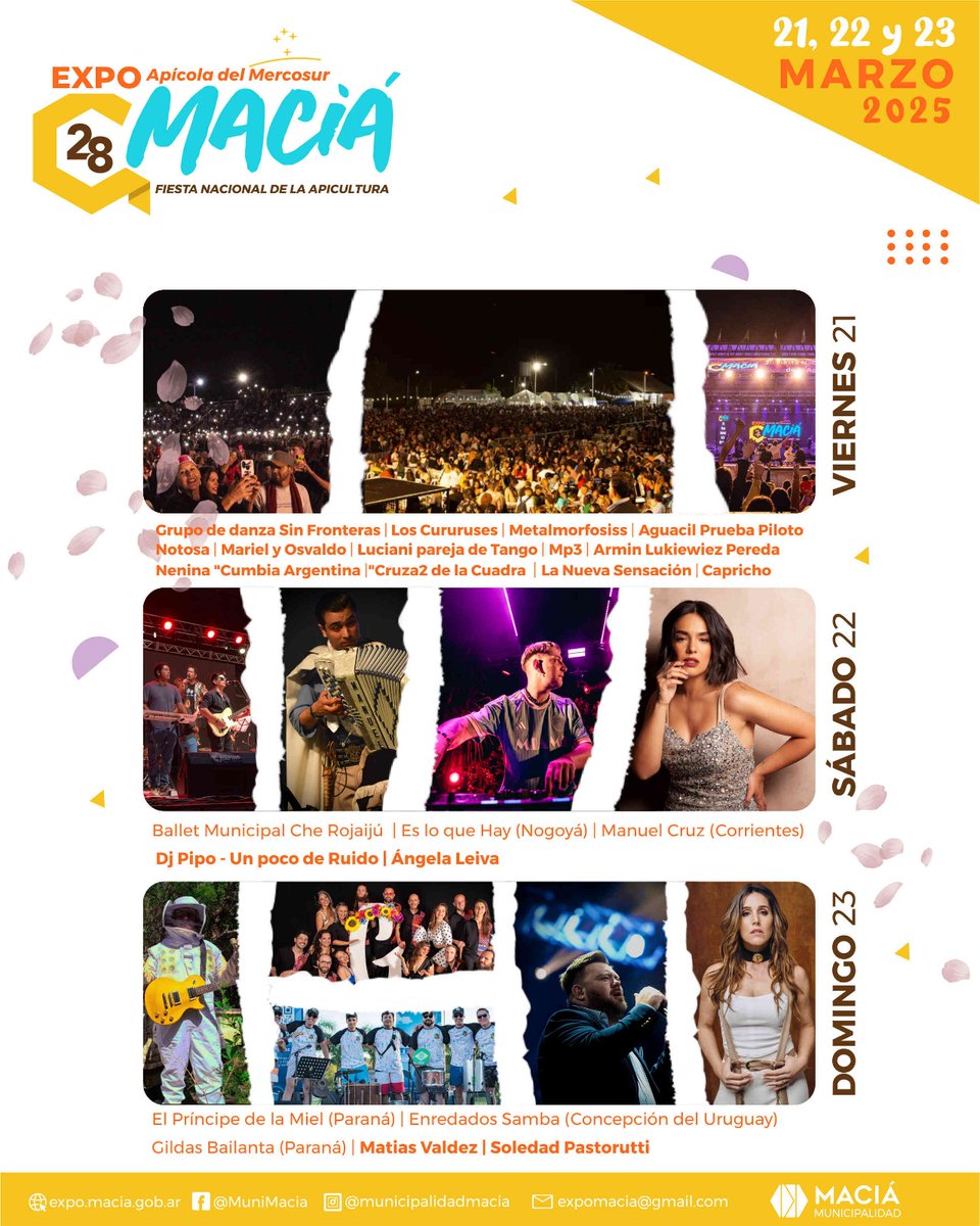 EXPO MACIÁ 2025. La representación del Gobierno de Entre Ríos en Buenos Aires invita a la presentación de la 28ª edición de la Fiesta Nacional de la Apicultura y Expo Apícola del Mercosur para el próximo 14 de marzo a las 14 hs. en Suipacha 844, CABA.