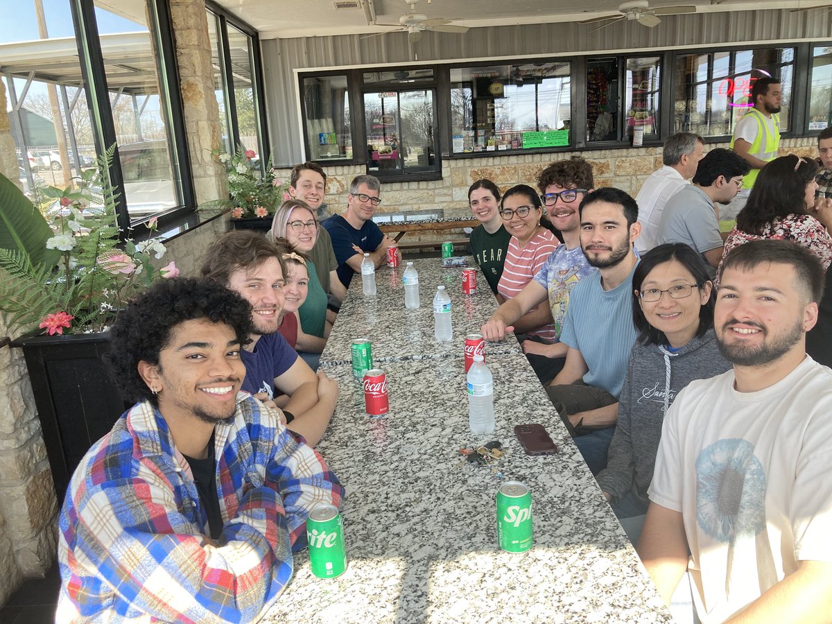 Group lunch at Taqueria Zacatecas. Happy crew. #SolidStateSquirrels