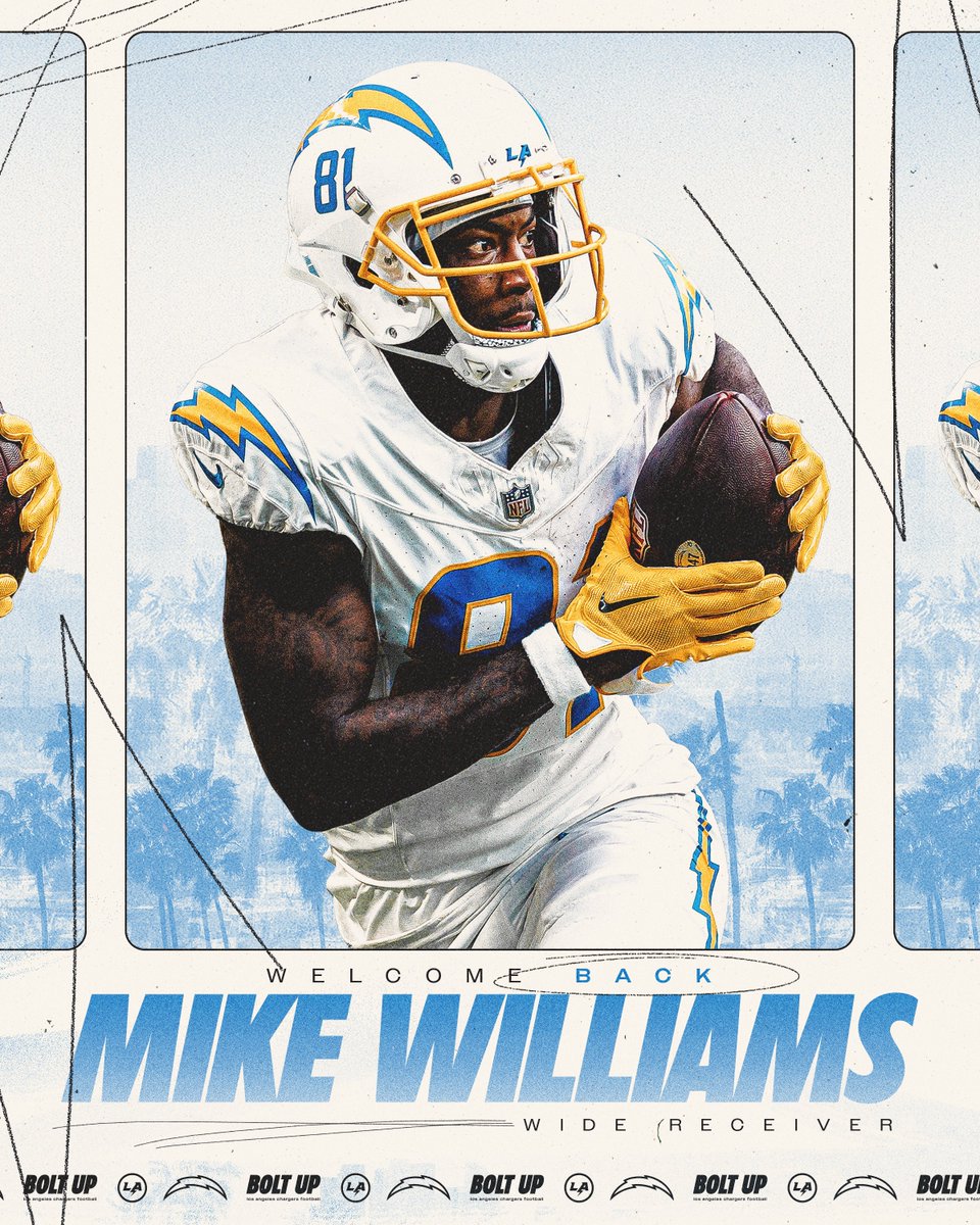 mike duuuuubbbbb 🤟

we’ve agreed to terms with Mike Williams → chrg.rs/4iLq5yq