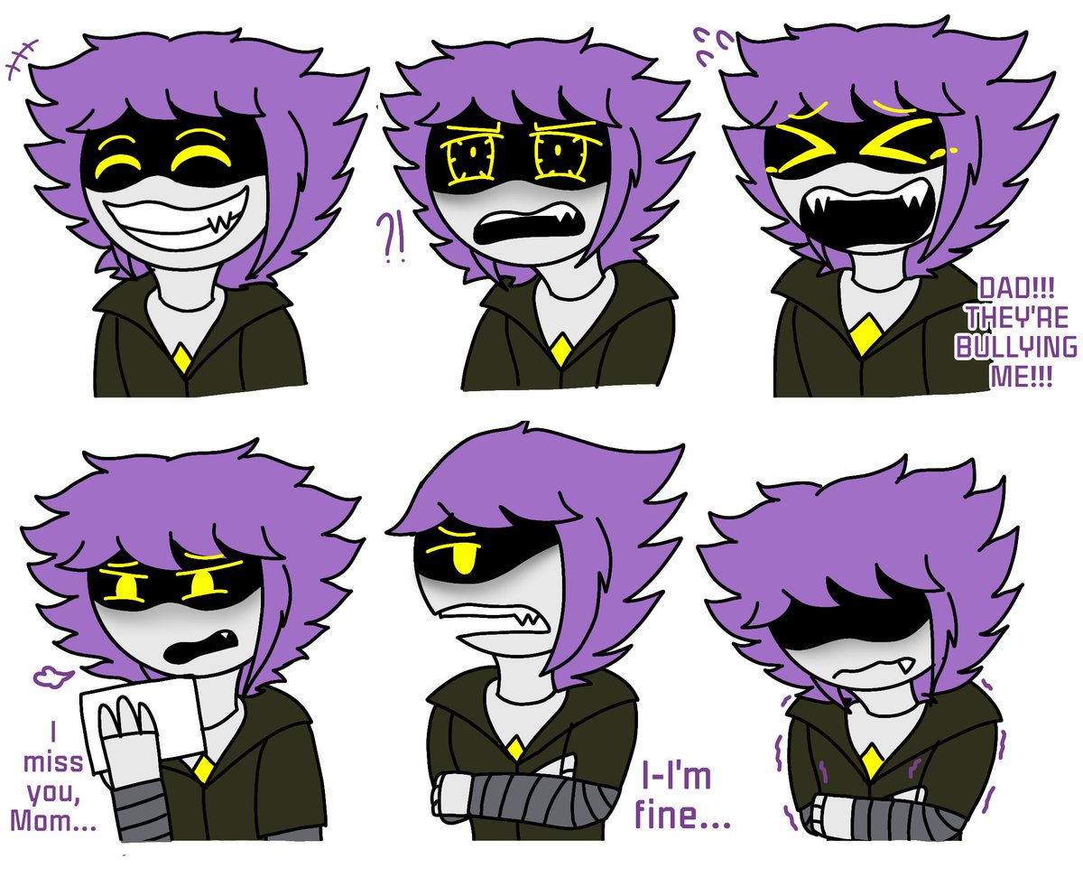 ChibipieKagane's tweet photo. N-Sanity PR AU - Minik's Expressions

Minik is mostly a happy boi, but in this AU, he's now more of a crybaby and dependent on N because of how he was raised by him. Minik carries around a picture of him as a kid with N and Uzi to help remember her.

#murderdrones #nsanity #nuzi https://t.co/dHXeWoq72h
