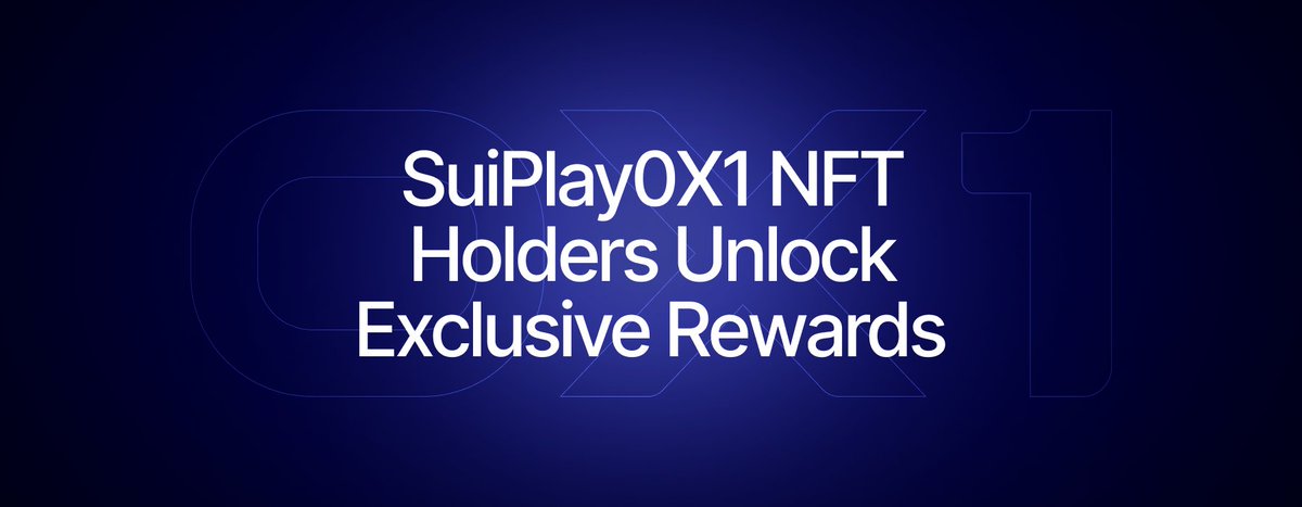 🔥 Pre-order the SuiPlay0X1 &amp; unlock exclusive perks! 🎟️✨

Join the elite club of Eternal NFT holders &amp; start claiming rewards, like Pebble City’s STBL airdrop (and that’s just the beginning 👀).

📸 Snapshots for future rewards can drop anytime. Don’t miss out! Details 👇