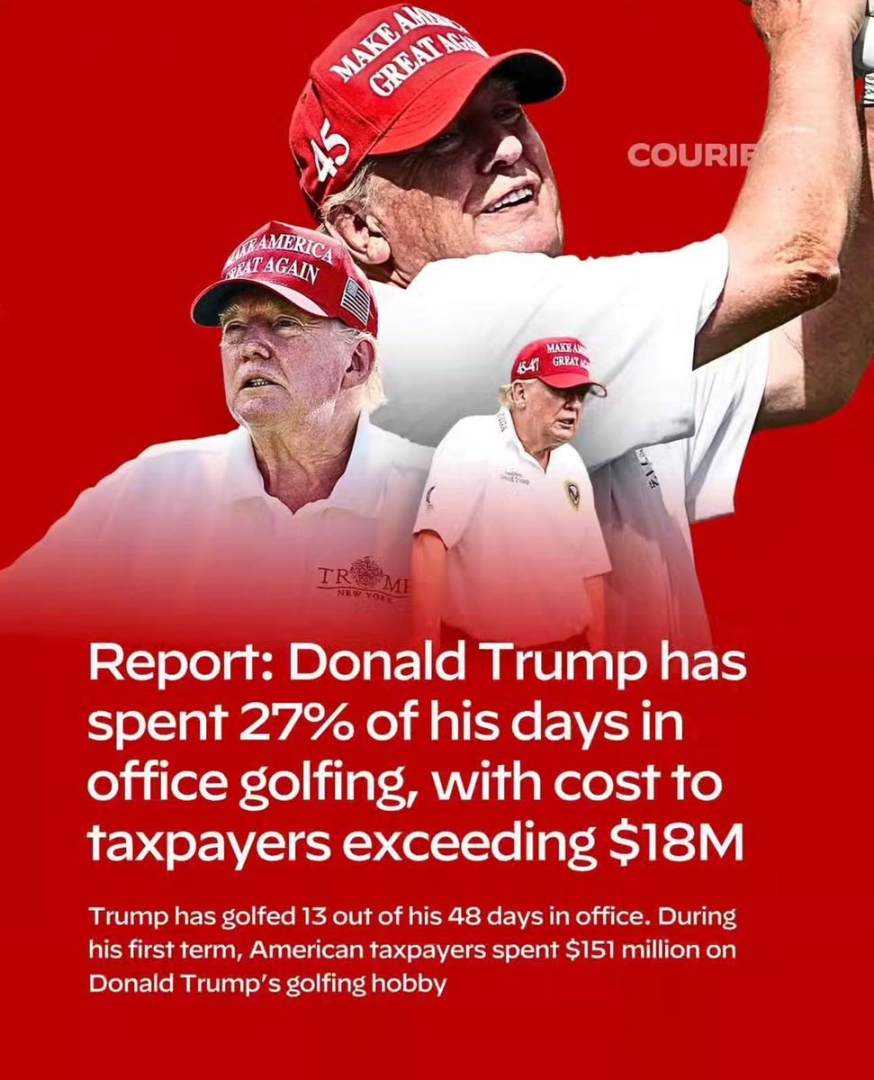 Hey <a href="/realDonaldTrump/">Donald J. Trump</a>, why are you and <a href="/elonmusk/">Elon Musk</a> firing hard working people just to spend our money playing golf?  Act like a leader!  You’re a disgrace!