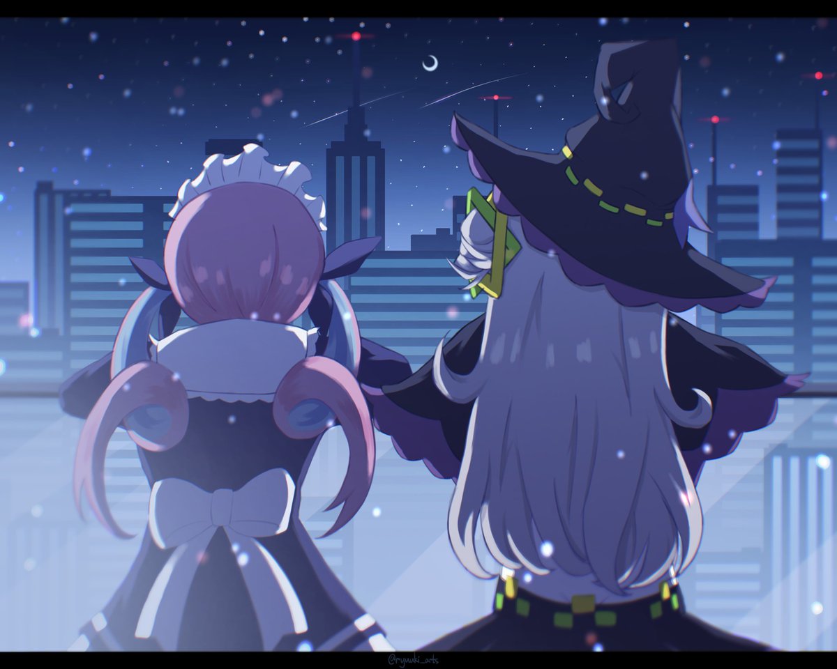 ⚓🌙🌃
#シオンの書物 #あくあーと #ホロライブ