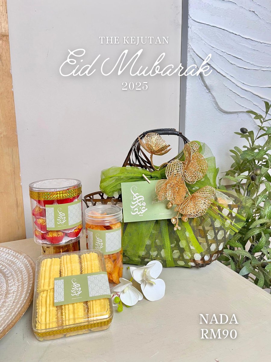 intanjef's tweet photo. Hamper Raya Eid Mubarak 2025 🤍 https://t.co/mwwLEEvyto